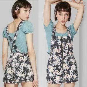 Wild Fable - Floral Overalls ( Lightly Used )